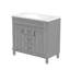 Meuble-lavabo simple avec plateau 35,9 po Gianella