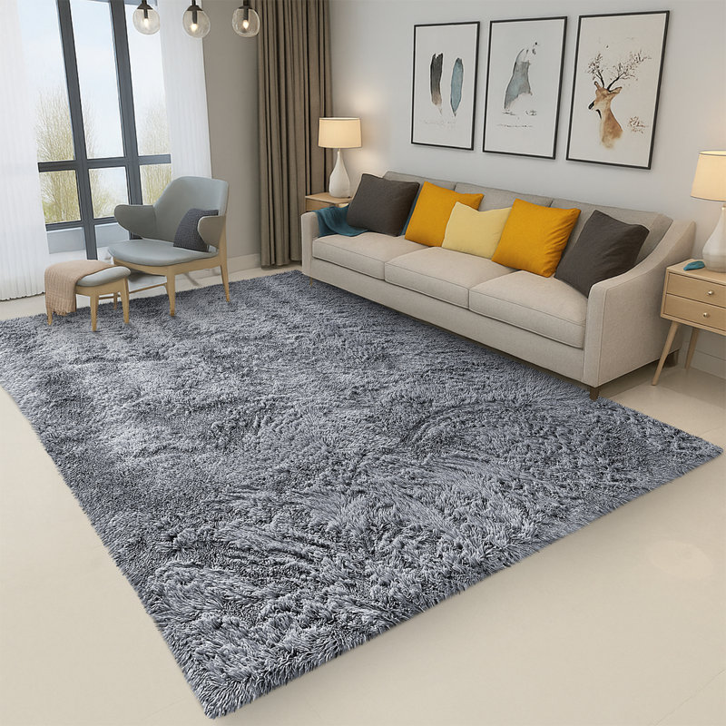 Standard Shag Ultra Soft Plush Carpet, Durable Non-Slip Cozy Home Rug, Rectangle 80 x 150 cm