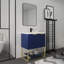 Meuble-lavabo autoportant avec lavabo en résine