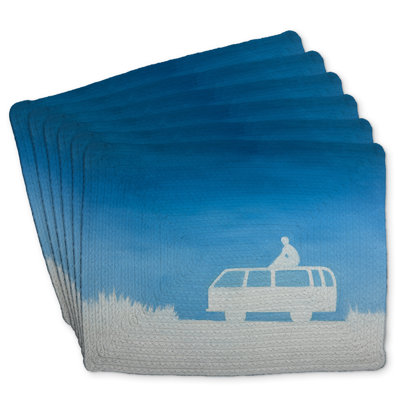 Braided Polyester Roksanda Set of 6 | Relax Camping Car Decor