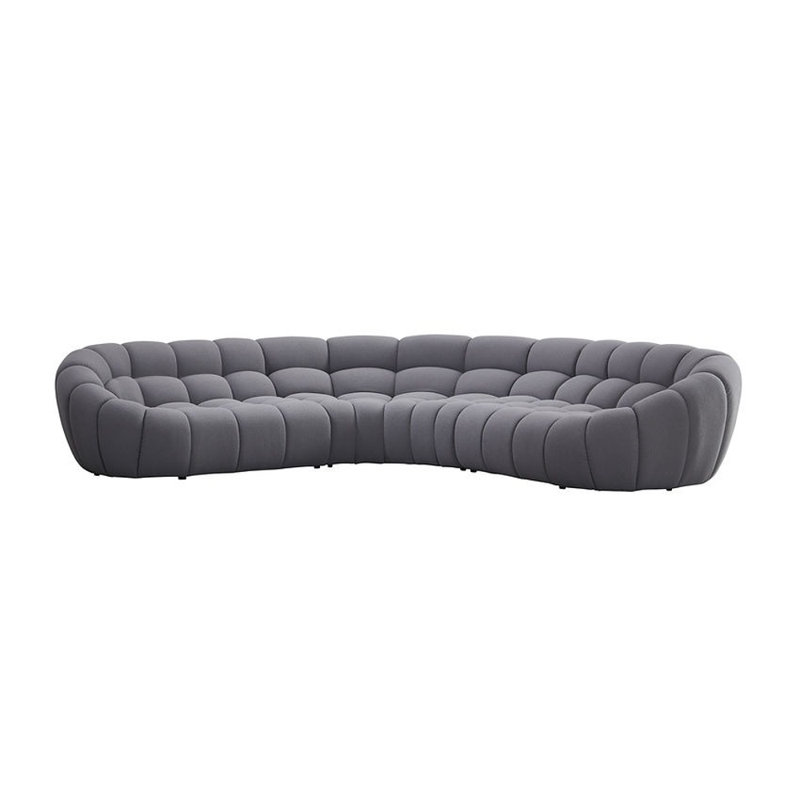 Canapé modulaire surdimensionné à bulles MI-2126B, Polyester gris