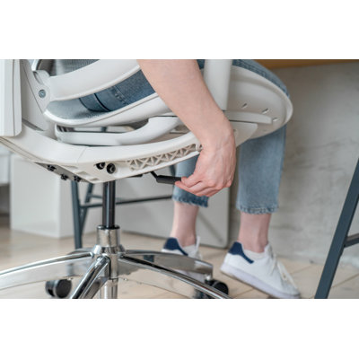 Ergonomic Office Chair with 3D Armrests, Dynamic Lumbar Support