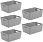 Rebrilliant Decorative Bin, Grey