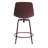 Clean Cut Swivel Counter Stool with Metal Frame-69342292-69342296