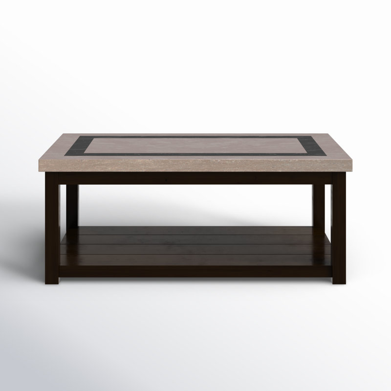 Table basse à 4 pieds avec rangement Fanestil