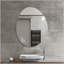 Miroir de salle de bain asymétrique avec verre argenté sans cuivre