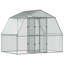 Cage à oiseau 2 pièces avec toit et porte en acier galvanisé Tucker Murphy Pet ™
