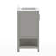 Meuble-lavabo 24 po avec lavabo encastré et tablette de rangement ouverte Canita-1436592730-1445917927