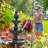 3-Tier Welcome Garden Water Fountain - 57 in - Deep Espresso