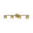 4-Light Dimmable LED Seeded Glass Globe Vanity Light