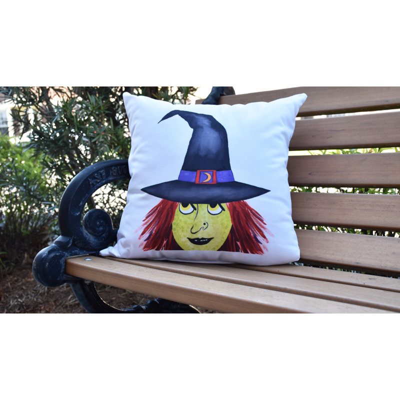 Coussin d'extérieur Witches Brew Square, 16 po x 1 po