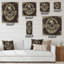 Wild West Rodeo - Horloge murale moderne-42322359