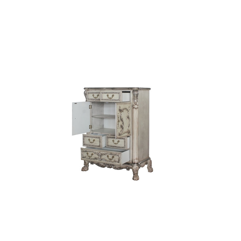 Commode combinée l 43 po Abilynn, Blanc os rétro