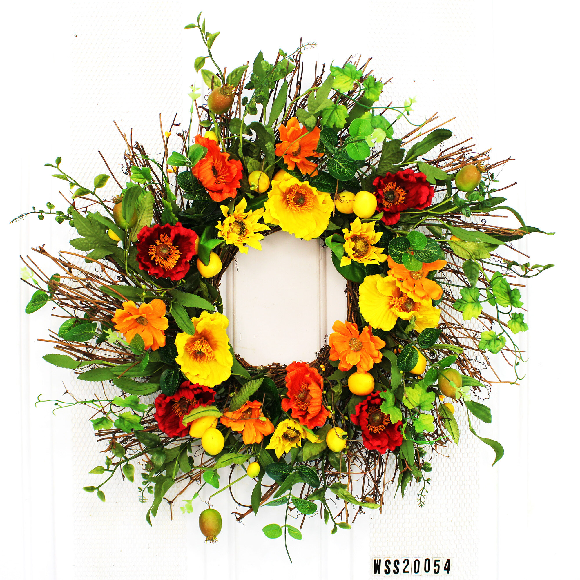 Rosalind Wheeler 24 Foam Wreath & Reviews