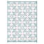 Tapis d'extérieur à motif floral Geo
