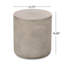 Table d'appoint d'extérieur en béton léger