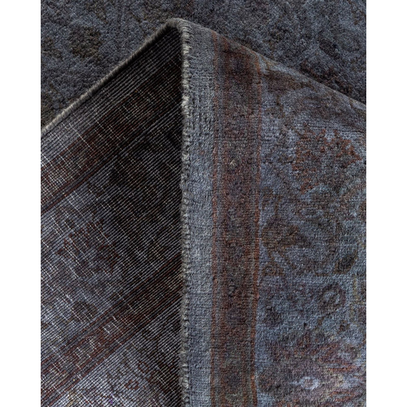 Yaris One-of-a-Kind 3' X 5' New Age Wool Area Rug Grey