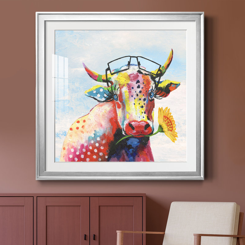 Cottage Grove I - peinture encadrée, H 30,5 po x l 30,5 po x P 1,5 po, Encadrement argenté