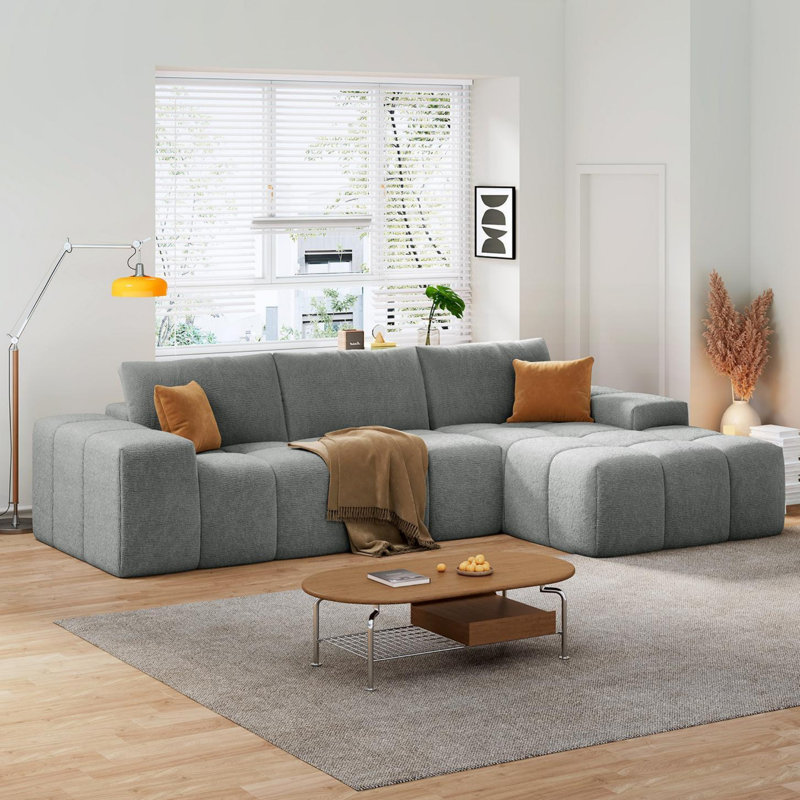Canapé modulaire, aucun assemblage requis, siège profond, convient aux chaises longues modernes dans les salons et les chambres
