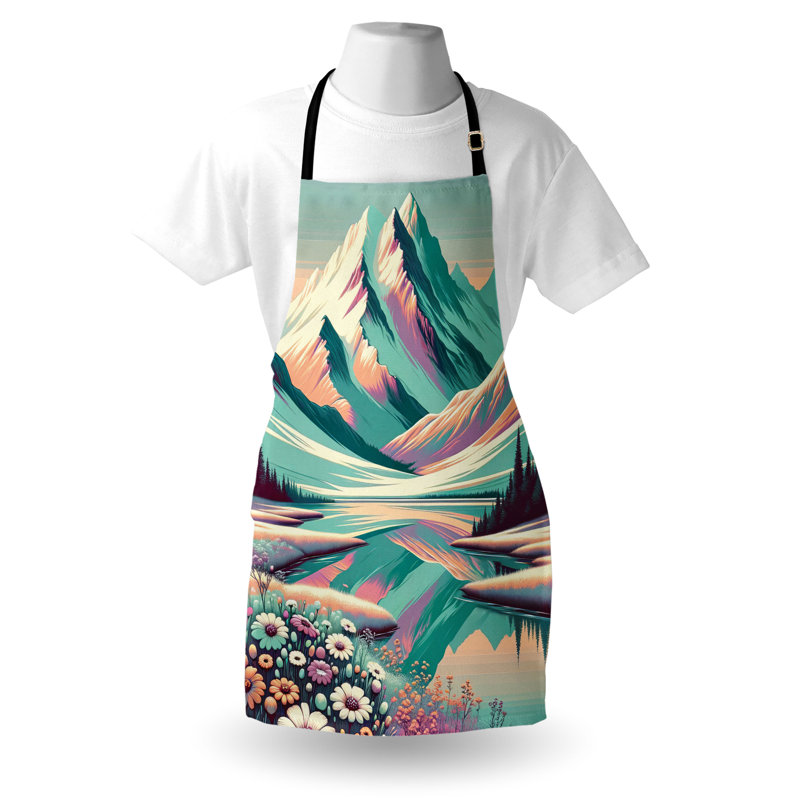 No Pattern Bib Apron