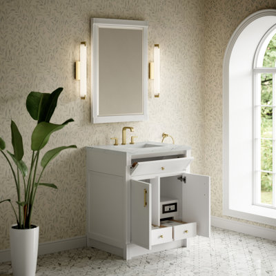 Bellshire Single Vanity w/ 3 CM Top
