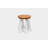 ARS Solid Wood Accent Stool-9528126-9528132