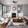 54" Advocate 4 - Blade LED Smart Flush Mount Ceiling Fan with Remote Control and Light Kit Included