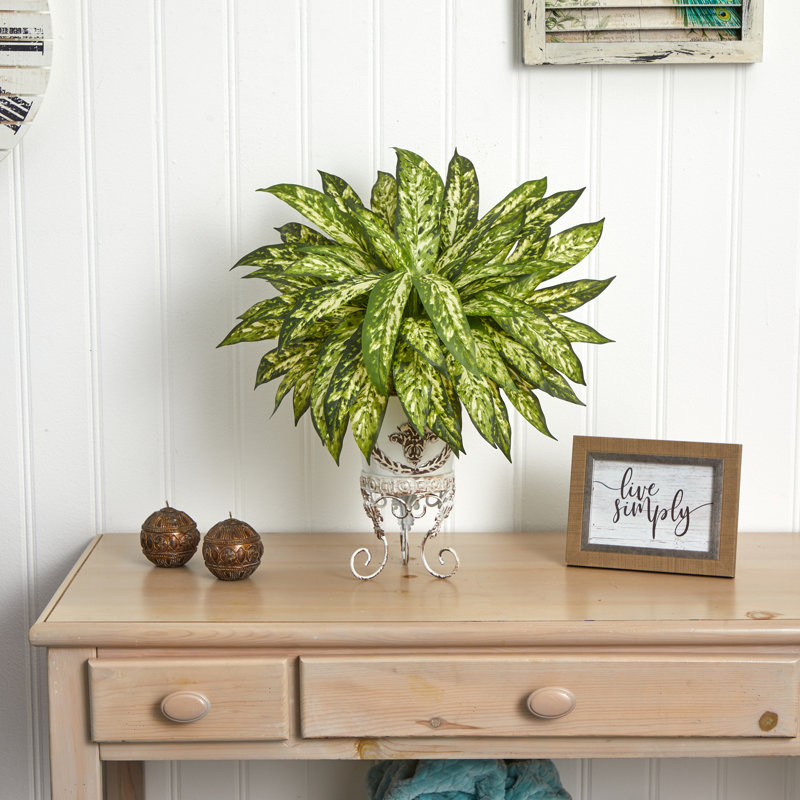 24'' Faux Foliage Plant in Planter