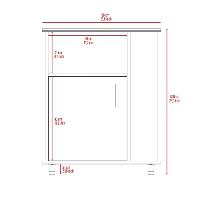 Armoire pour micro-ondes Clayton