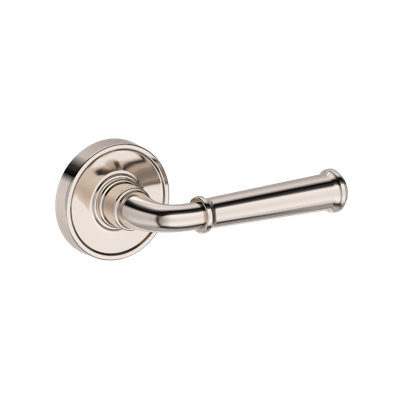 Dunsmoor Half Dummy Lever with Recessed Round Rose in Unlacquered Brass