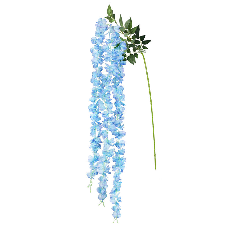 Longue tige de glycine suspendue, Bleu