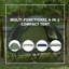 Tente de camping surélevée 4-en-1 Outsunny