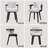 Upholstered Dining Chairs Set Of 2 With Arms, Modern Fabric Dining Room Chairs, Comfortable Kitchen & Dining Chairs For Dining Room, Kitchen, Breakfast Nook-1147119035