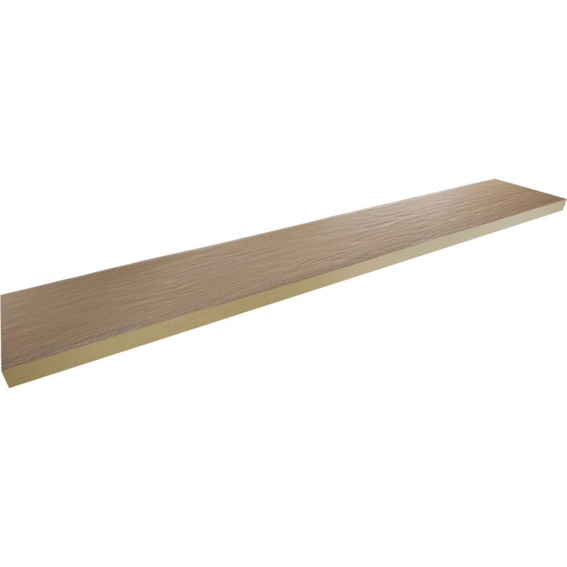 Planche de poutre en faux bois Endurathane, H 6 po x l 96 po x P 1 po, Gruau