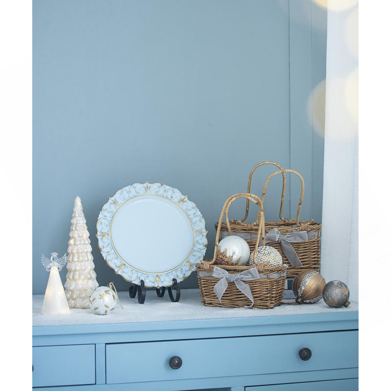 D3,9 po, boules de Noël décoratives, boules de Noël suspendues en verre pour décorations de fêtes, lot de 6