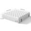 Très grand matelas hybride 14 pouces - mousse viscoélastique et lit à ressorts ensachés - confort moyen ferme, soutien de la colonne vertébrale, calme et respirant-813515202-813515203