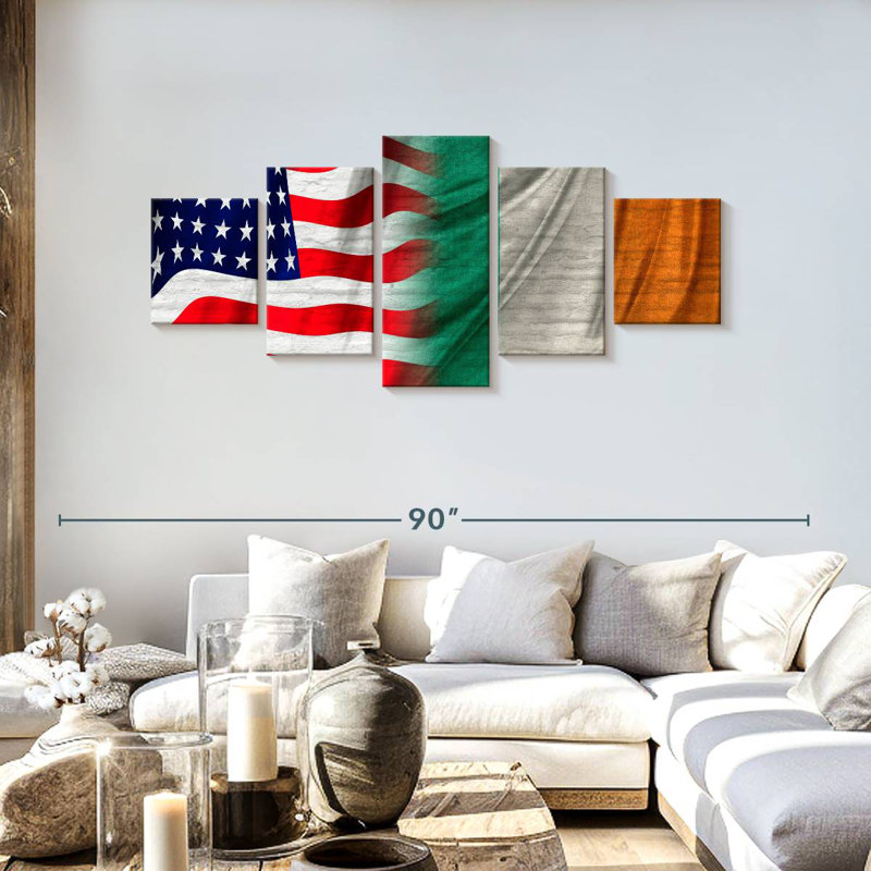 États-Unis et Irlande Colmont, H 30 po x l 68 po