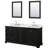 Deborah 72 " W Freestanding Standard Double Vanity Bathroom Vanity With Marble Top with Mirror-59132586-98284204