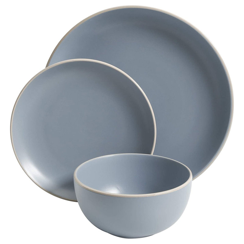  Rockaway 12 Piece Dinnerware Set, Service for 4