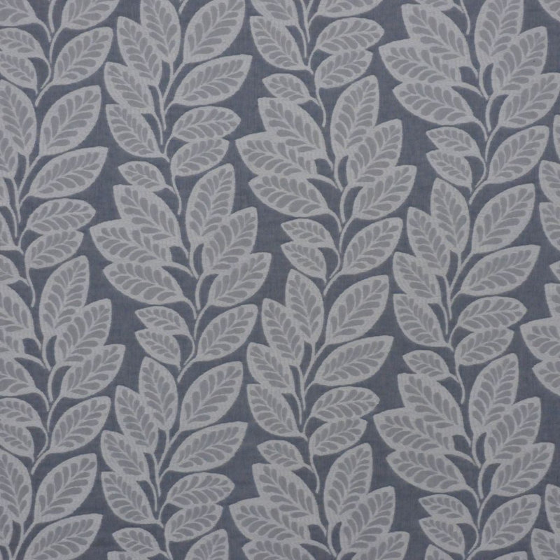 Allure Floral Foliage Fabric, Denim
