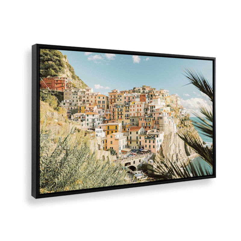 Impression sur toile roulée, Cadre flottant noir satiné, H 20,75 po x l 30,75 po x P 1,75 po
