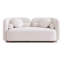 69.2" Modern Curved Upholstered Boucle Sofa, 2-seater With 6 Pillows-374986452