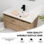 Ensemble de meuble-lavabo 36 po avec tiroirs et armoires-277027234