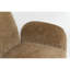 Chaises d'appoint pivotantes, salon compact en chenille