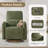 Family-Friendly Swivel Glider Power Recliner with Pocket-116053092