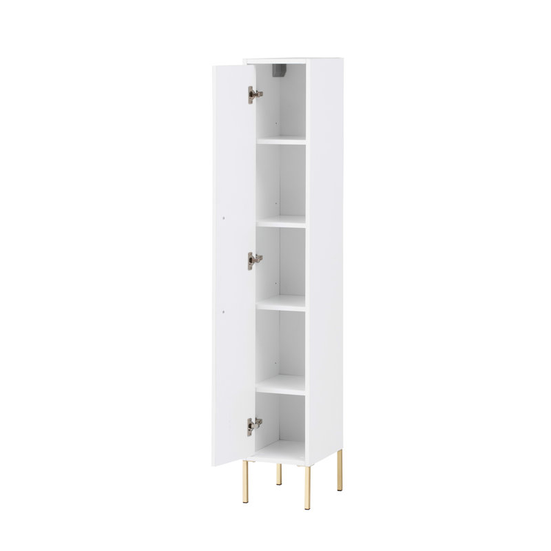 Sarah Linen Cabinet, White Matt