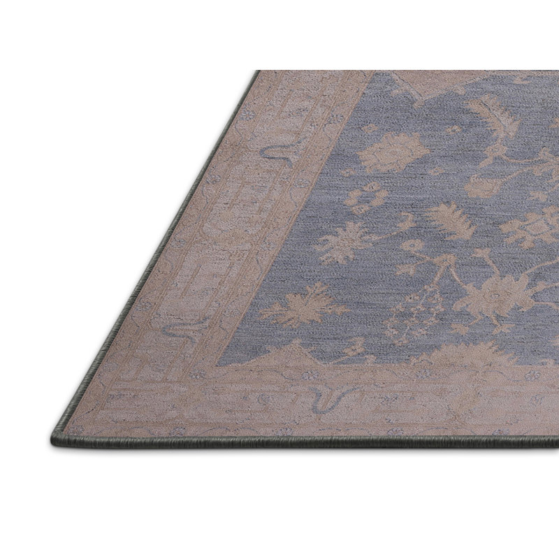 Tapis oriental bleu, Rectangle 6 pi x 9 pi