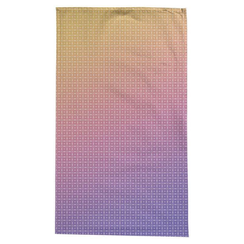 Nappe à motif napperon Avicia, Mauve et jaune ombragé