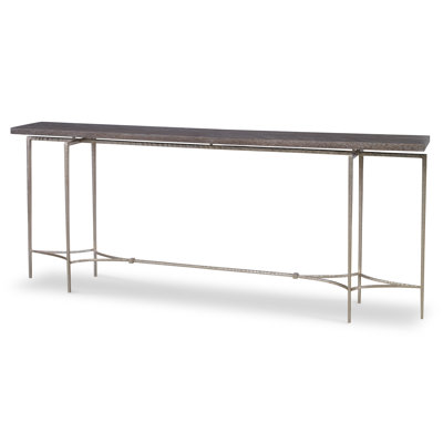 Double Diamond Solid Wood Top Console Table