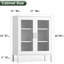 Armoire de rangement en métal avec portes et tablettes en filet-864837618-864837629